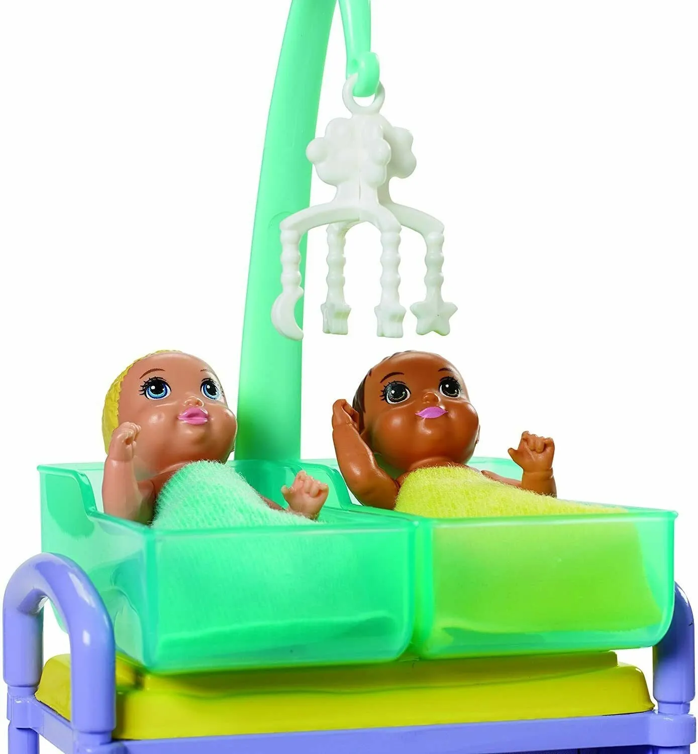 Barbie Baby Doctor Playset with Blonde Doll, 2 Infant Dolls