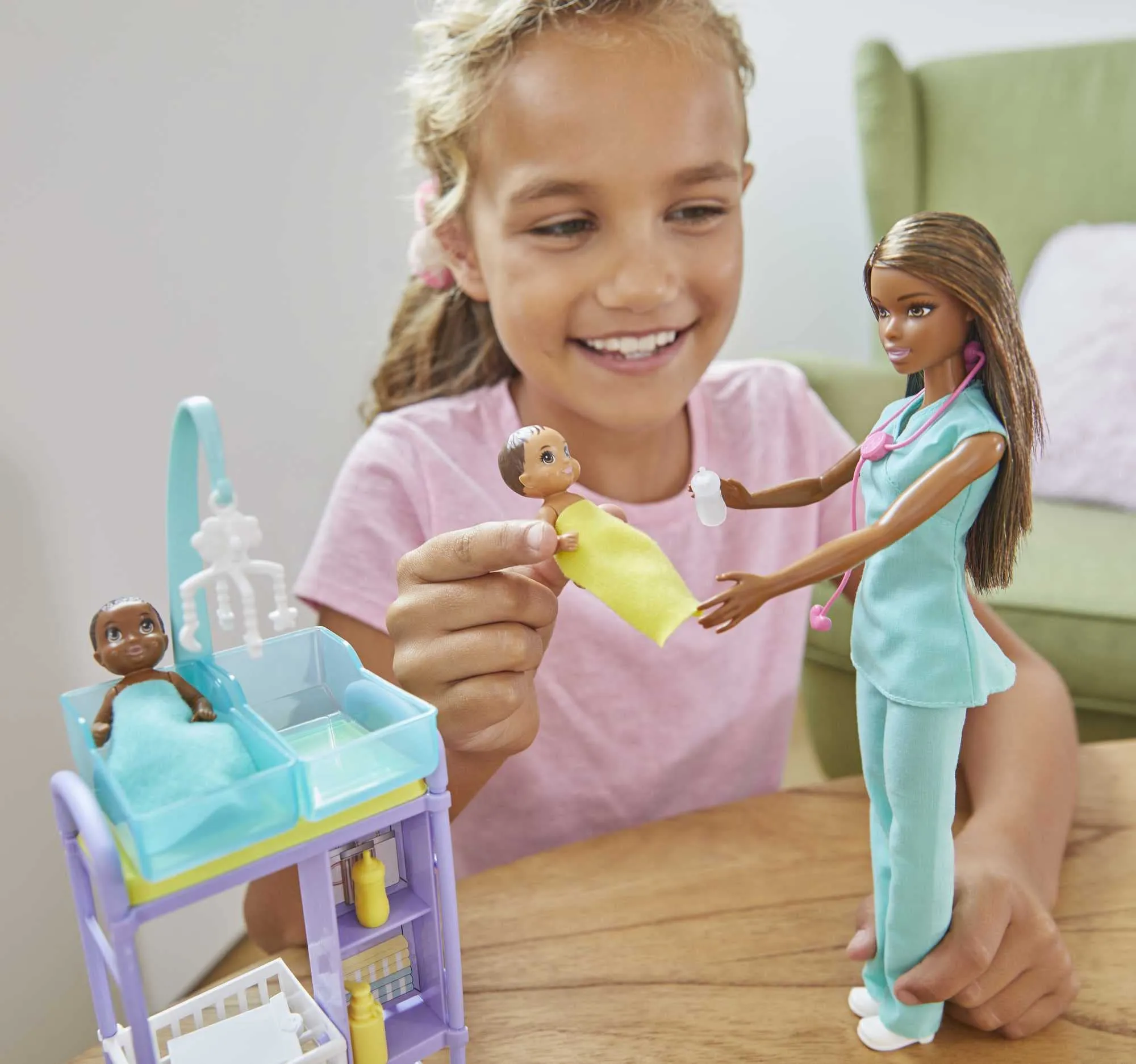 Barbie Baby Doctor Playset with Dolls & Accessories