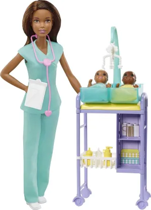 Barbie Baby Doctor Playset with Dolls & Accessories