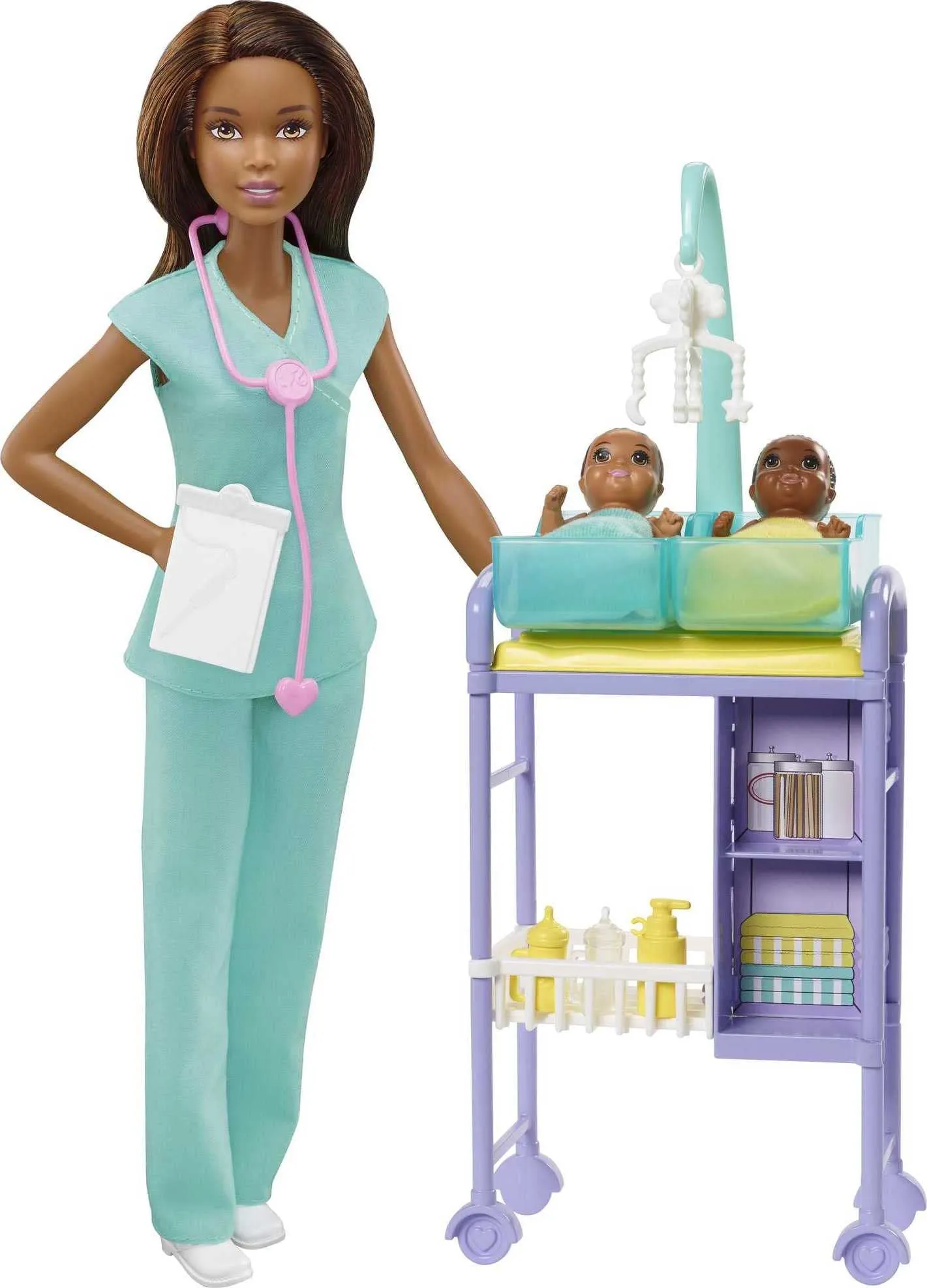 Barbie Baby Doctor Playset with Dolls & Accessories