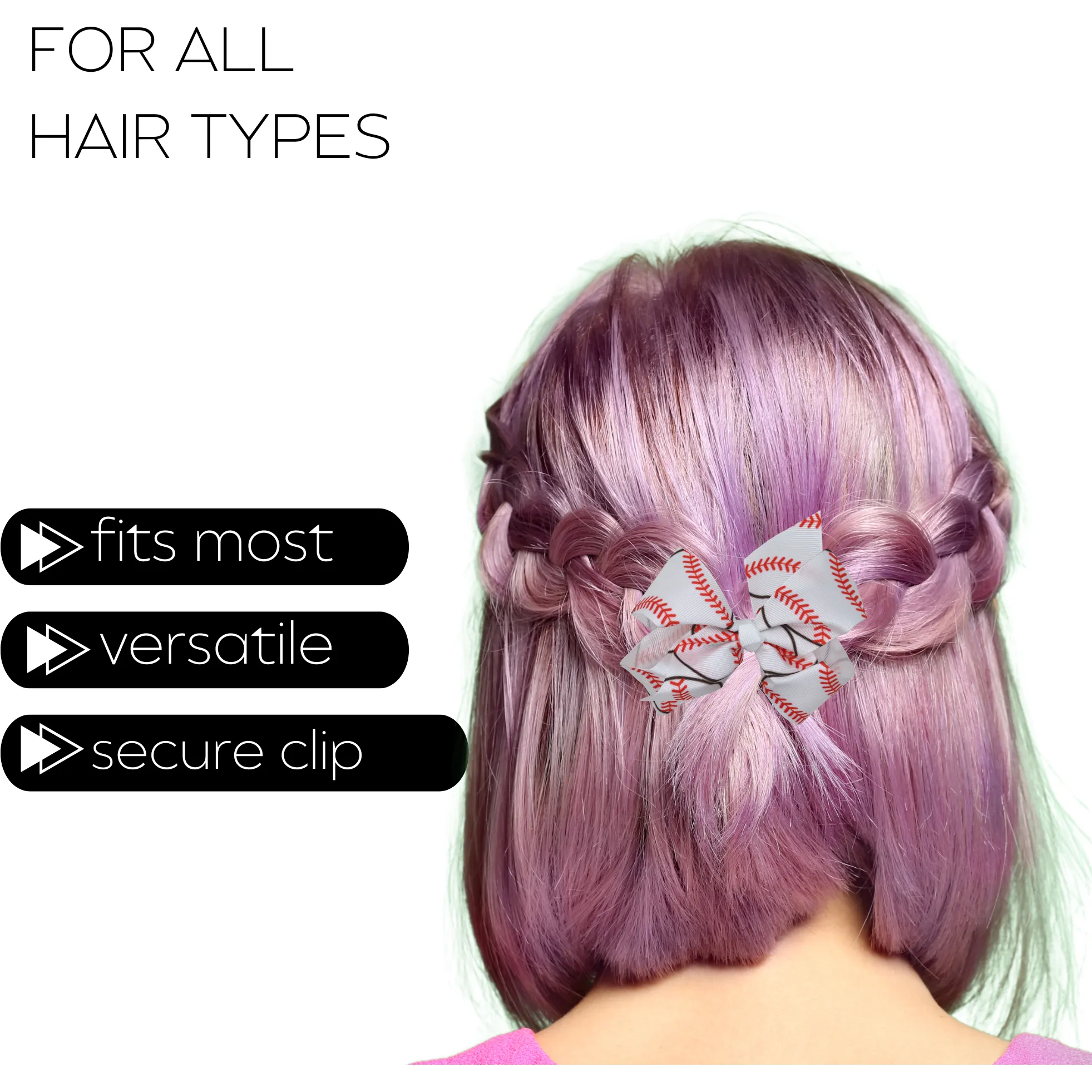 Baseball Ball Sports Classic Hair Bow