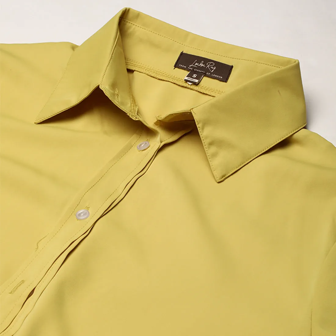 Basic Long Sleeved Collared Shirt