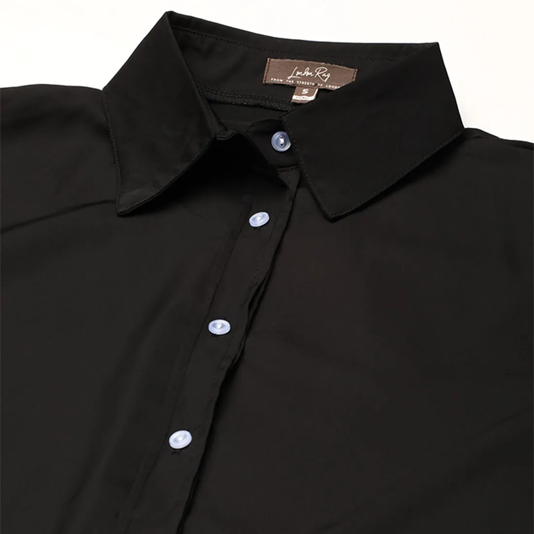 Basic Long Sleeved Collared Shirt