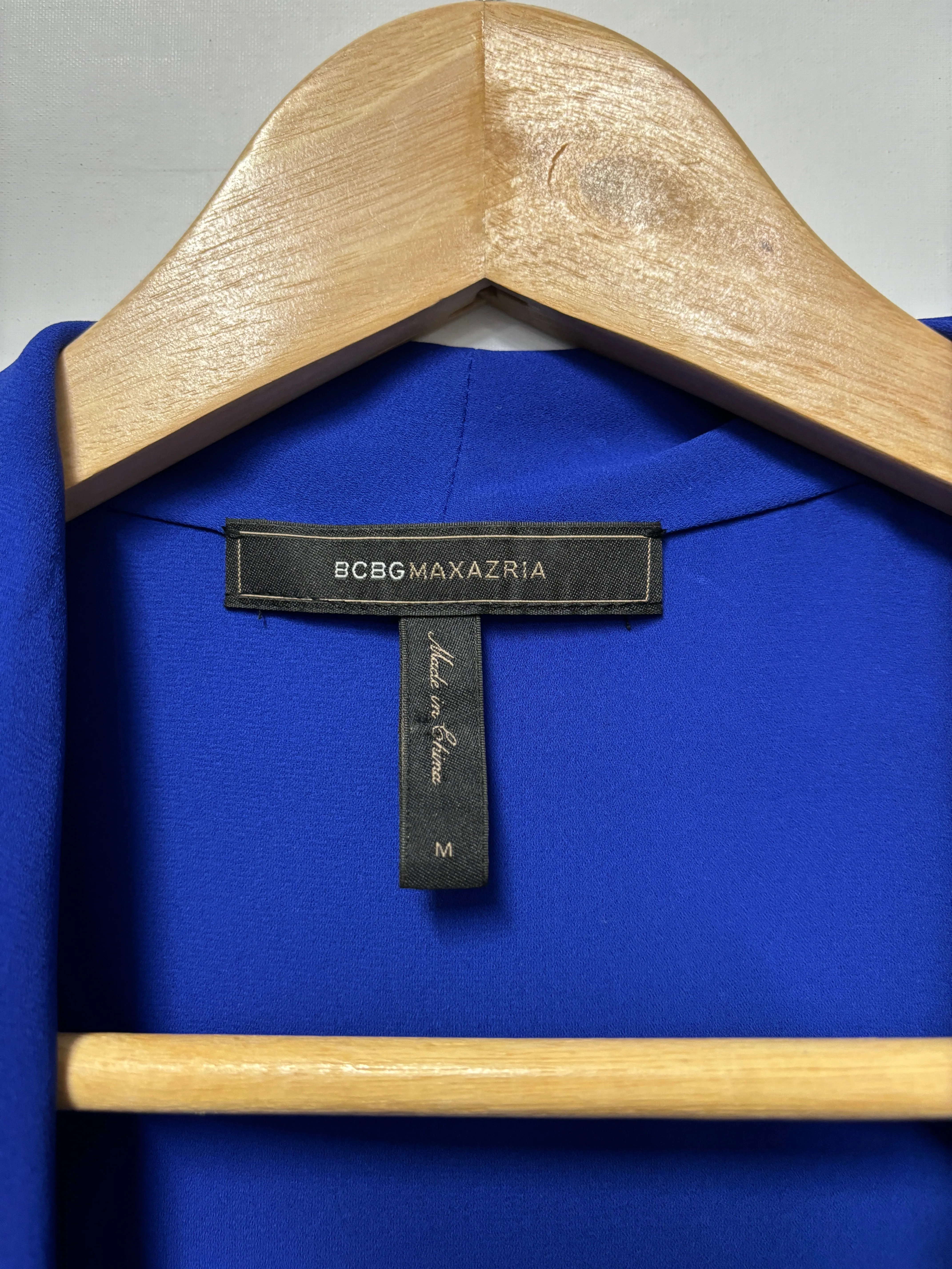 BCBG Maxazria Royal Blue Blouse Medium