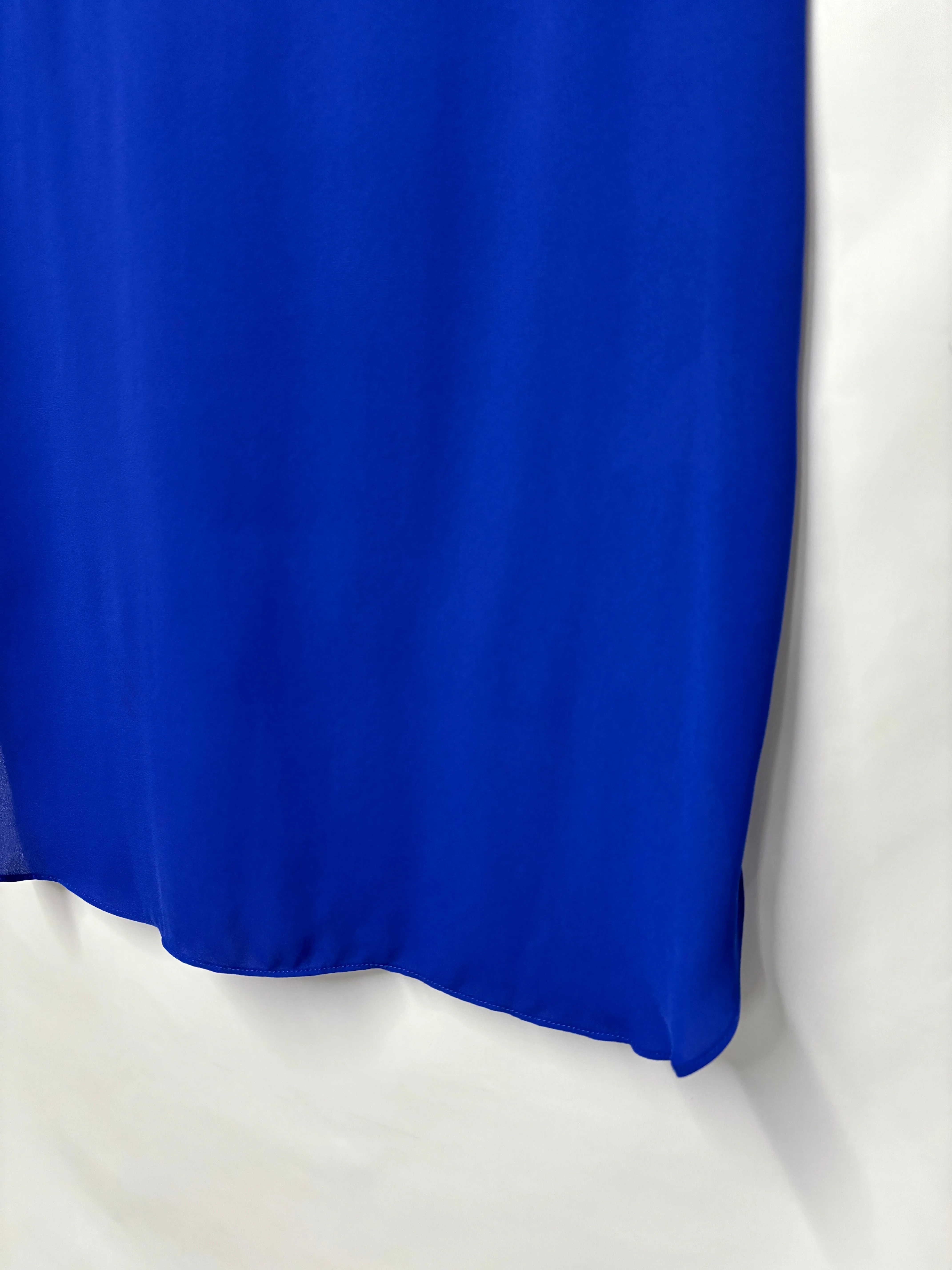 BCBG Maxazria Royal Blue Blouse Medium