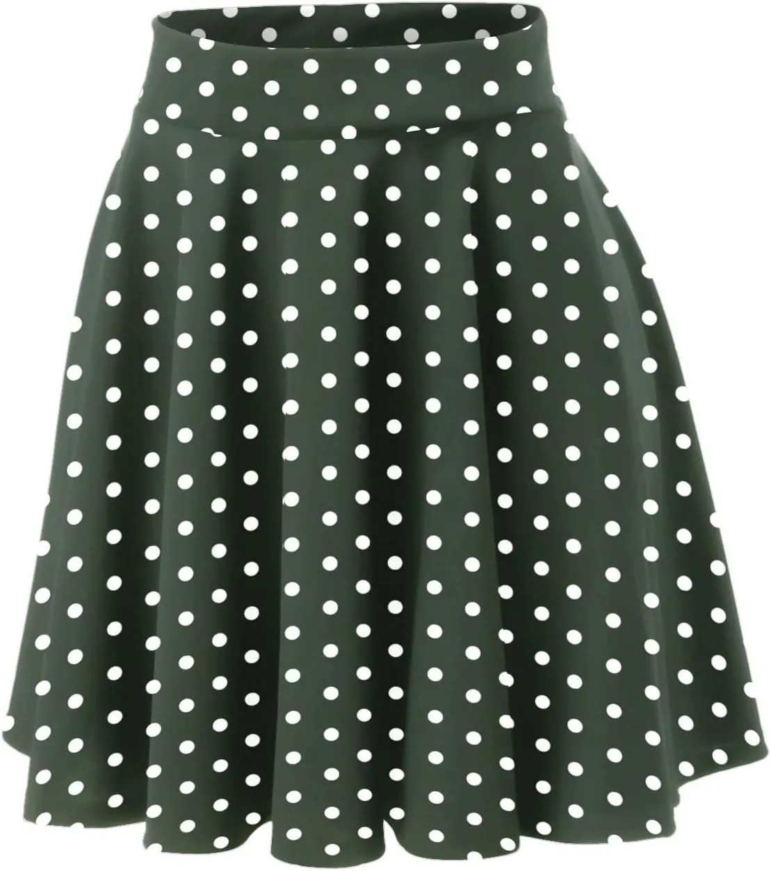 Beach Skirt for Summer Vacation Color Block Casual High Elastic Waist Pleated Knee Length Maxi Skirts for Women