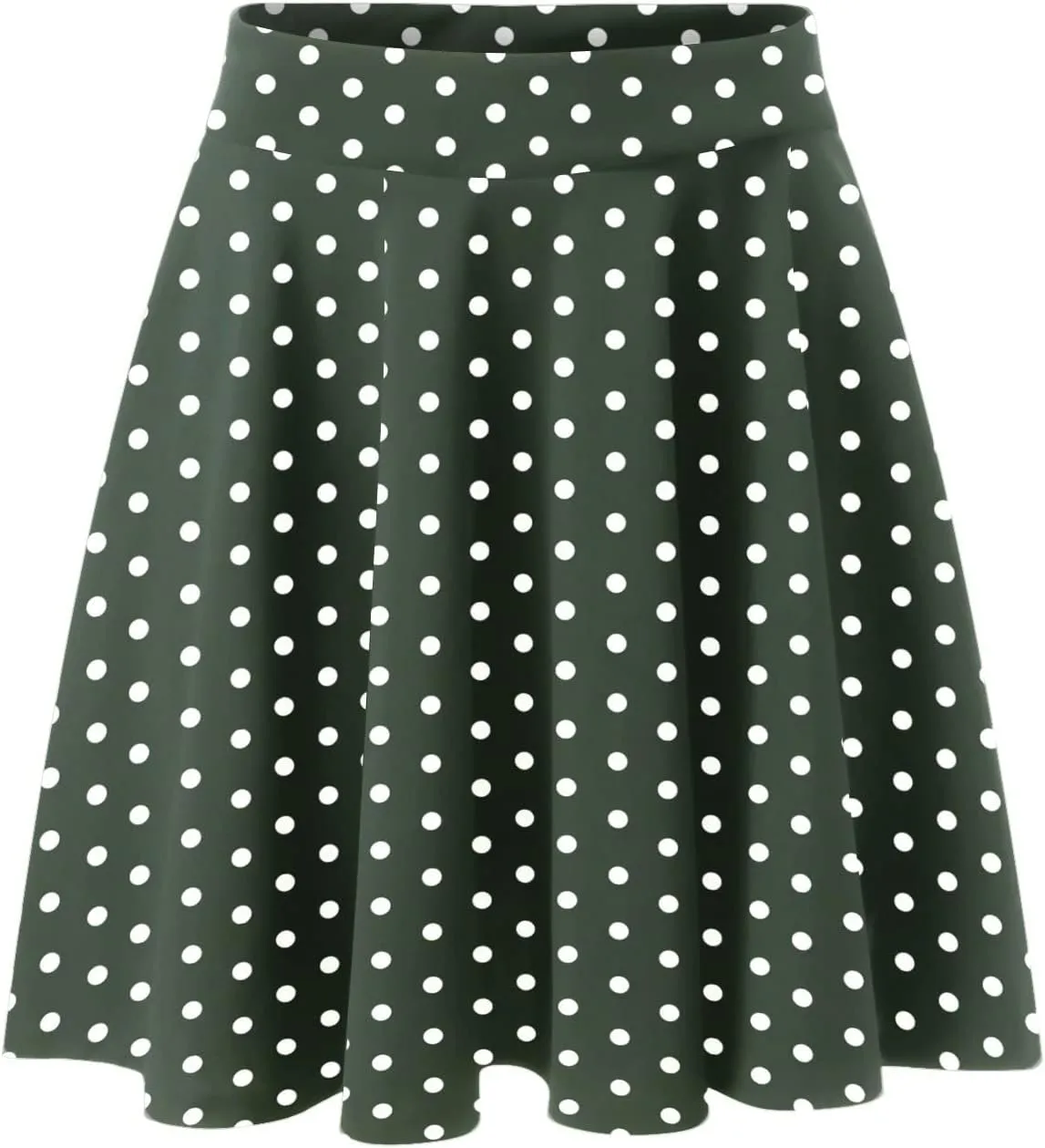 Beach Skirt for Summer Vacation Color Block Casual High Elastic Waist Pleated Knee Length Maxi Skirts for Women