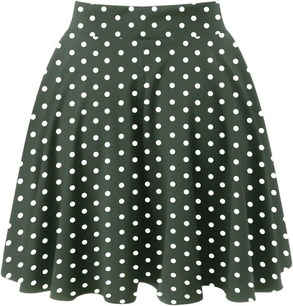 Beach Skirt for Summer Vacation Color Block Casual High Elastic Waist Pleated Knee Length Maxi Skirts for Women