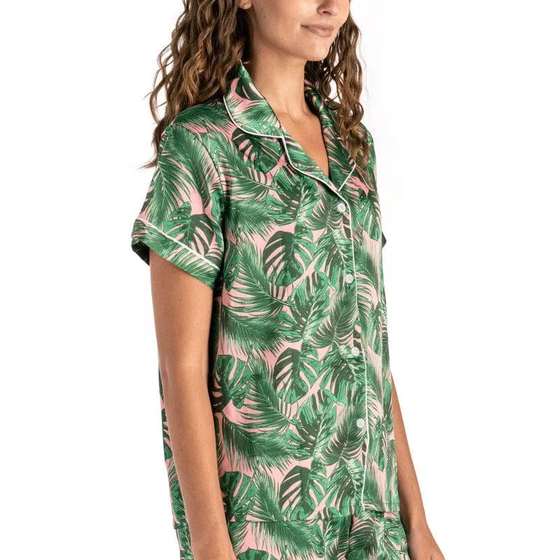 Beauty Sleep Satin Top - Aloha Bed