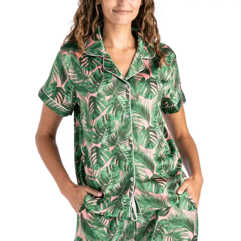 Beauty Sleep Satin Top - Aloha Bed