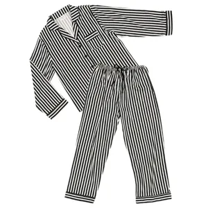 Bella Spa Striped Full-Length PJ Sets