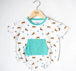 Bengal | Short Sleeve Bubble Romper