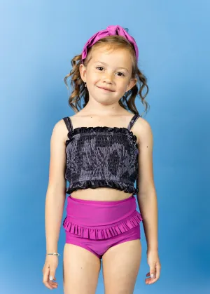 Berry | Mini Mid-Ruffle Bottoms