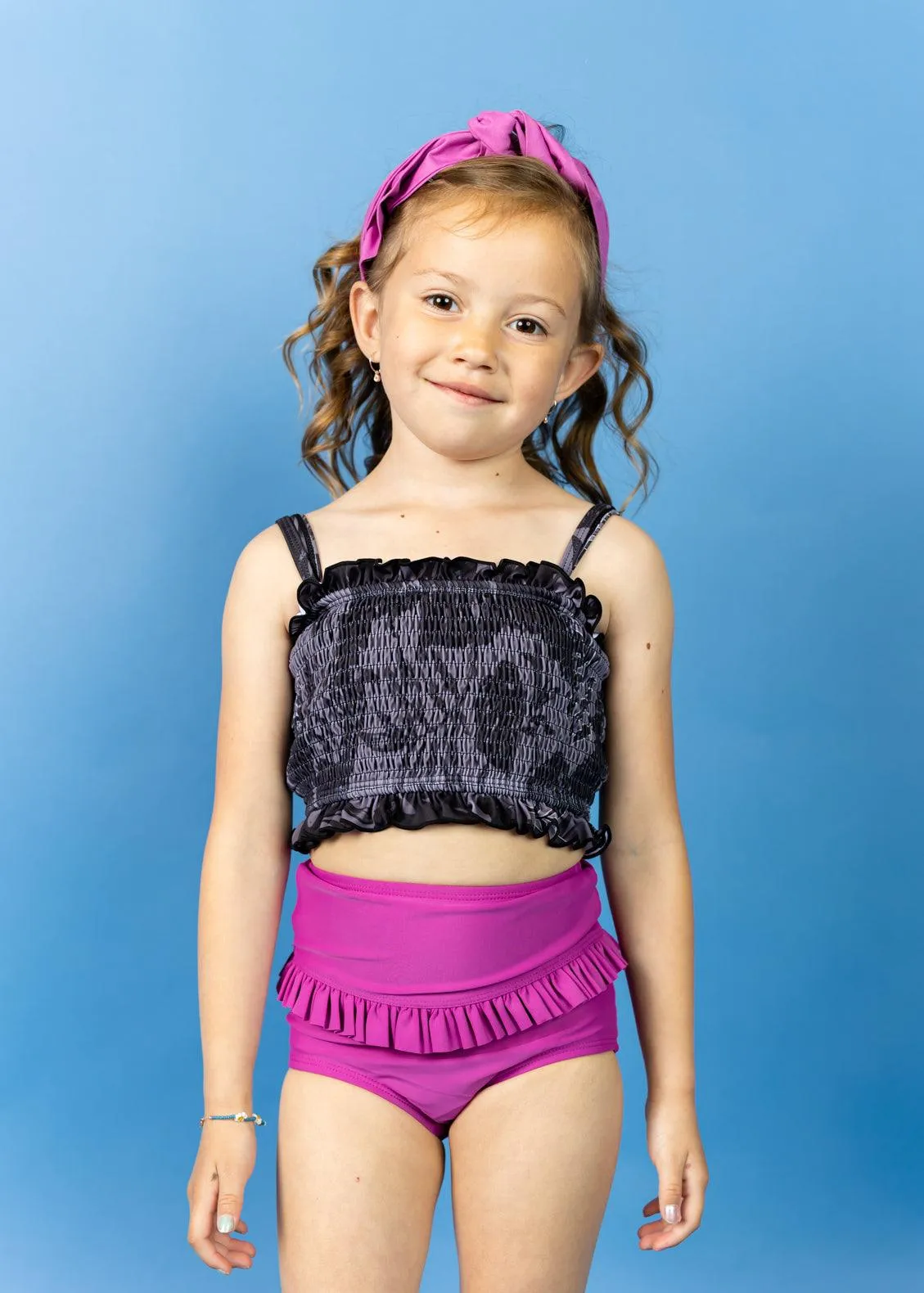 Berry | Mini Mid-Ruffle Bottoms