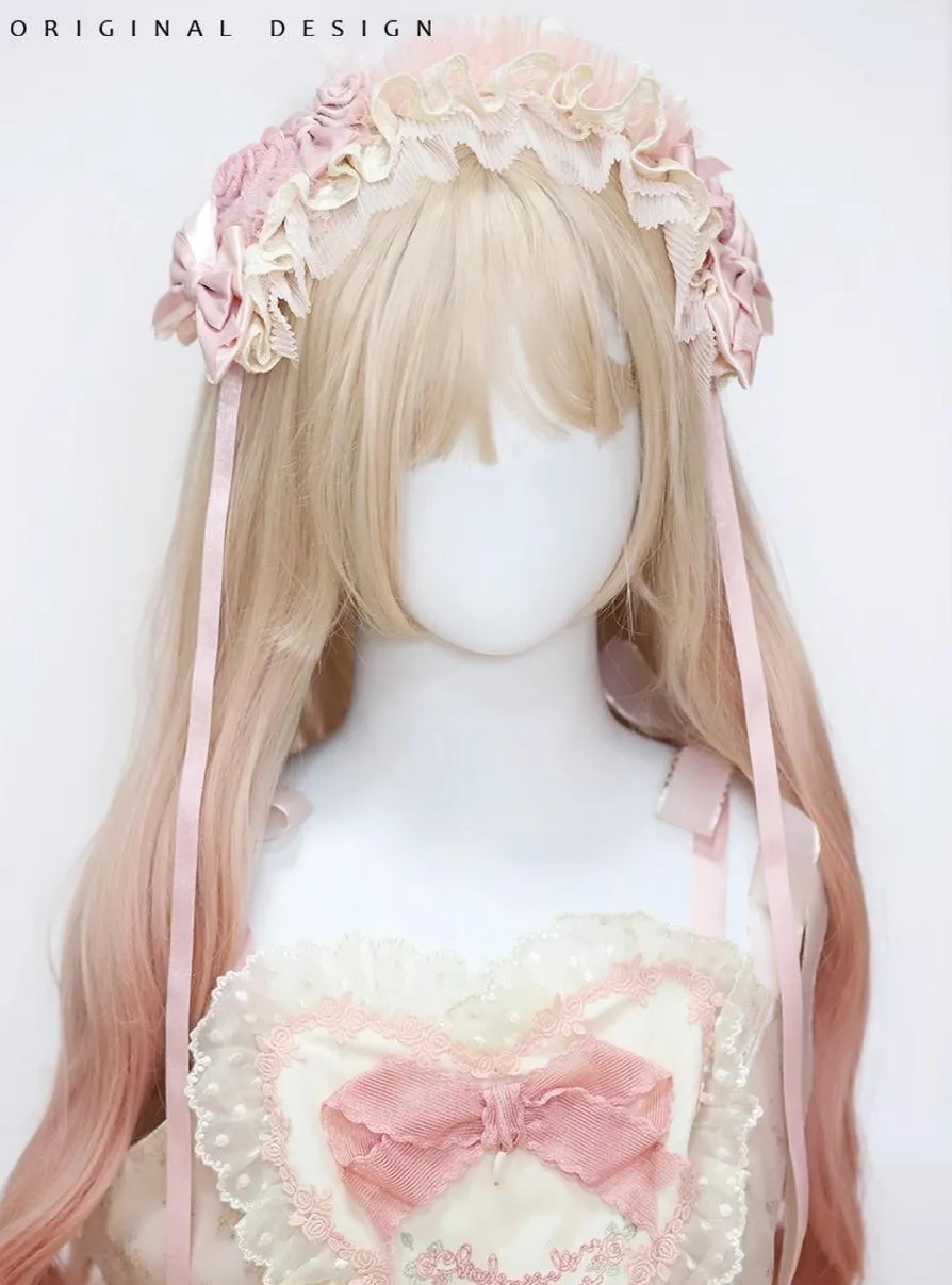 (BFM)The Accessories' Story~Satin Ballet~Sweet Lolita Headdress Feather Bow