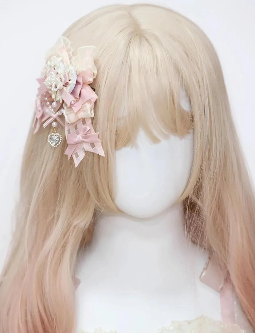 (BFM)The Accessories' Story~Satin Ballet~Sweet Lolita Headdress Feather Bow