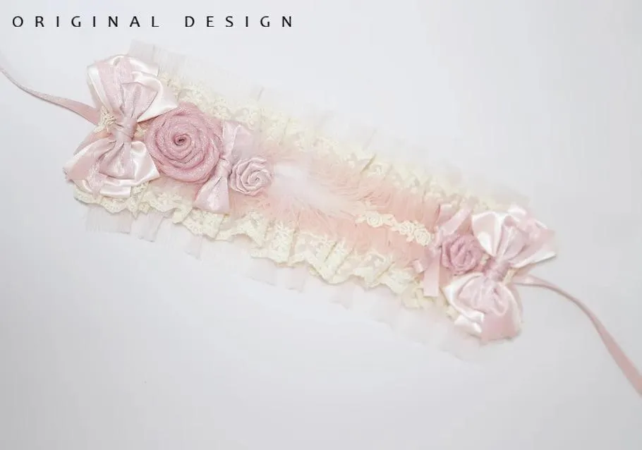 (BFM)The Accessories' Story~Satin Ballet~Sweet Lolita Headdress Feather Bow