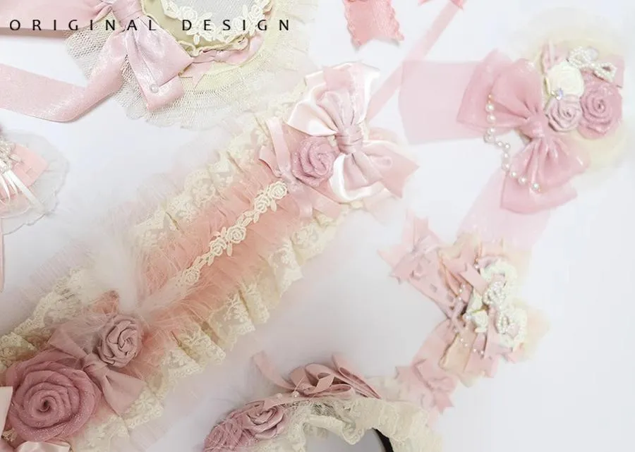 (BFM)The Accessories' Story~Satin Ballet~Sweet Lolita Headdress Feather Bow