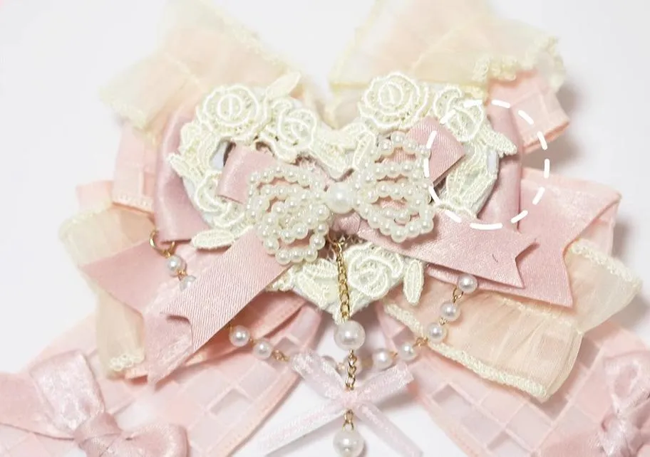 (BFM)The Accessories' Story~Satin Ballet~Sweet Lolita Headdress Feather Bow