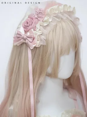 (BFM)The Accessories' Story~Satin Ballet~Sweet Lolita Headdress Feather Bow