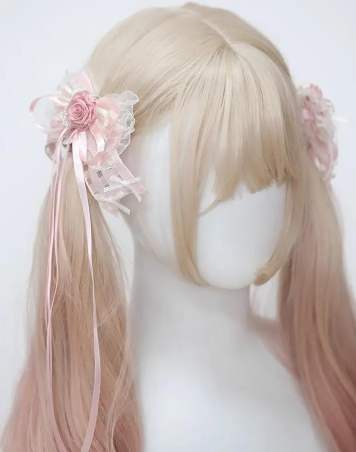 (BFM)The Accessories' Story~Satin Ballet~Sweet Lolita Headdress Feather Bow