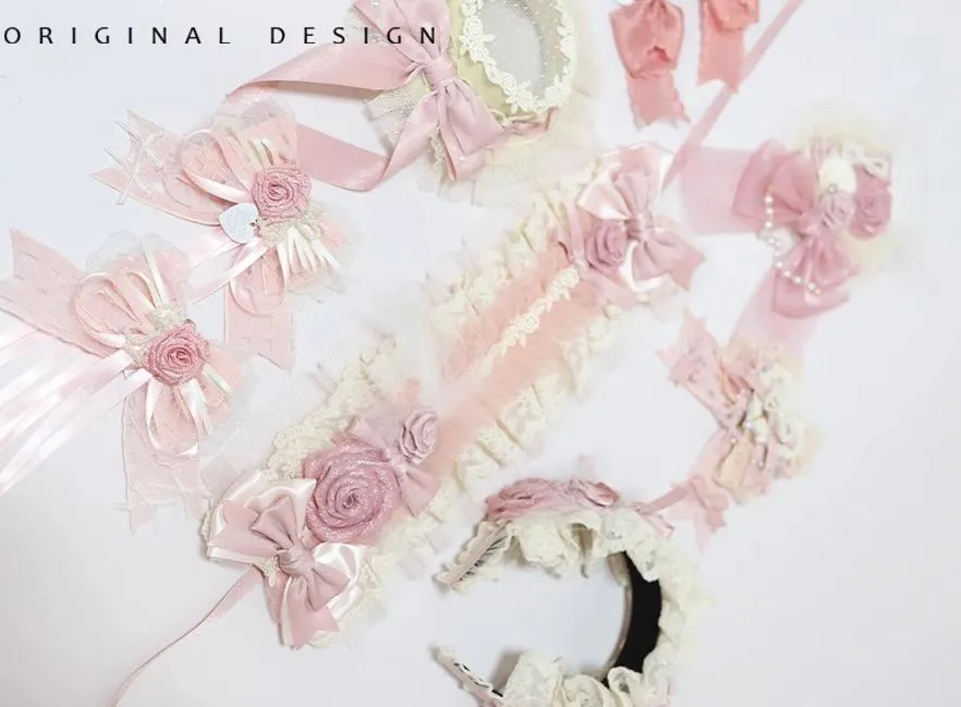 (BFM)The Accessories' Story~Satin Ballet~Sweet Lolita Headdress Feather Bow