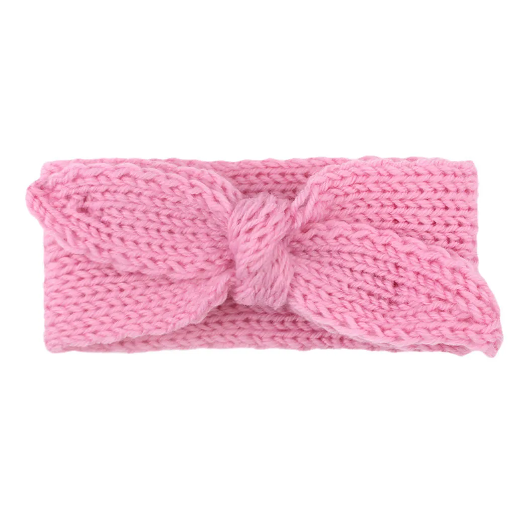 Big Bow Rabbit Ears Fish Knit Wool Headbands