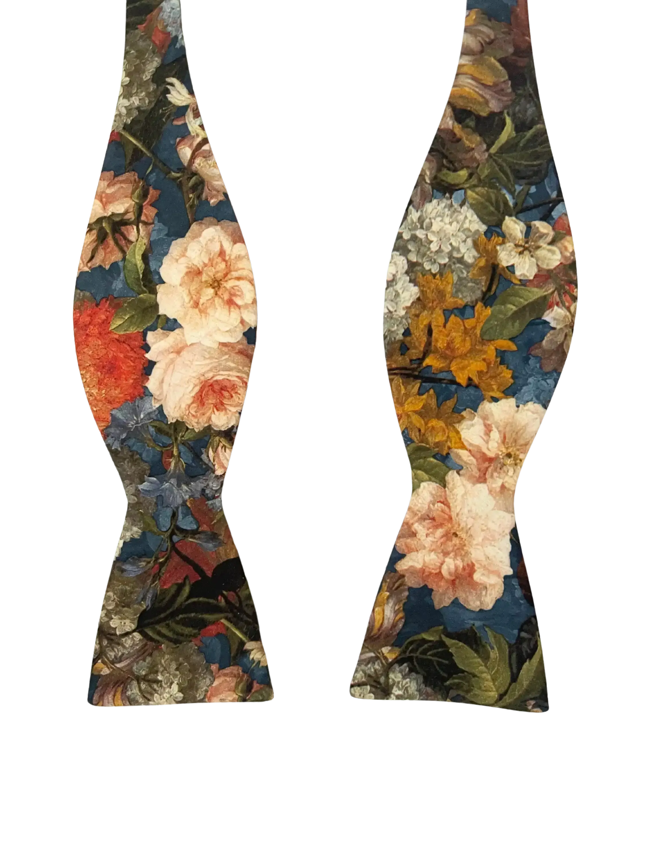 Black Floral Bow Tie (THEOPHILUS)- MYTIESHOP