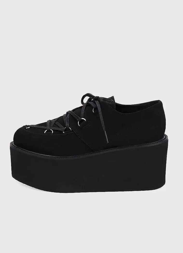 Black Knight Platform Sneakers