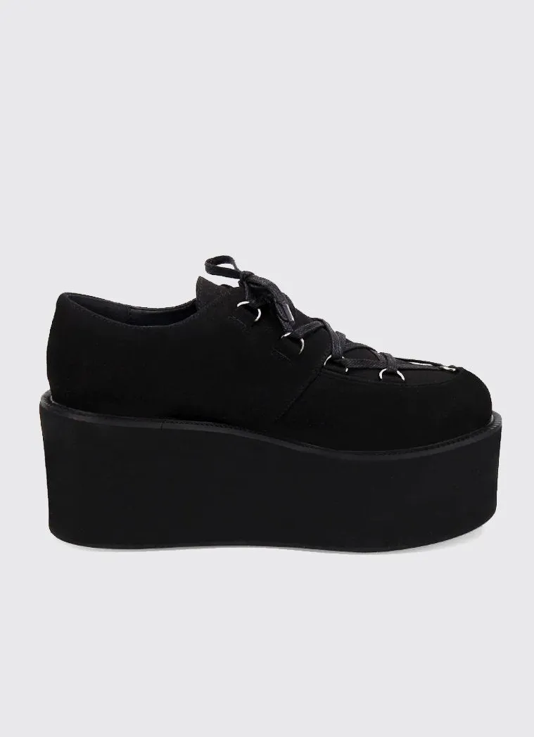 Black Knight Platform Sneakers
