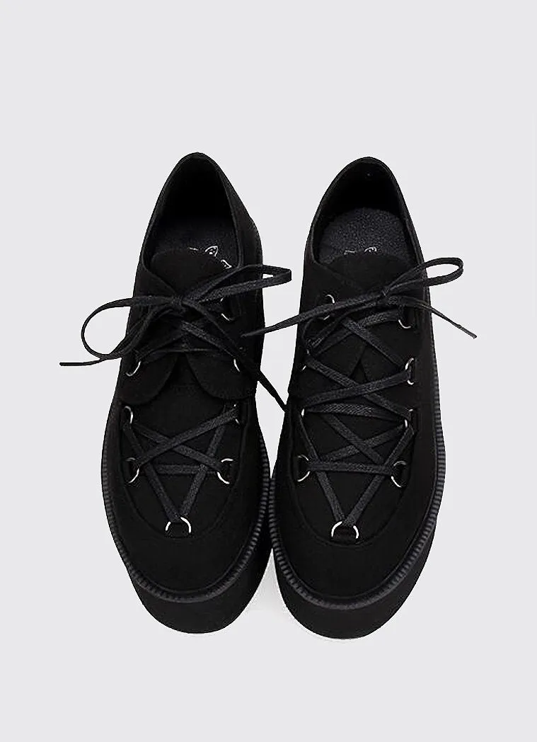Black Knight Platform Sneakers