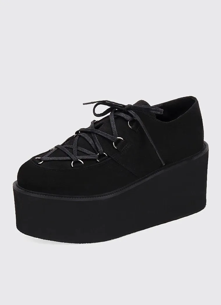 Black Knight Platform Sneakers