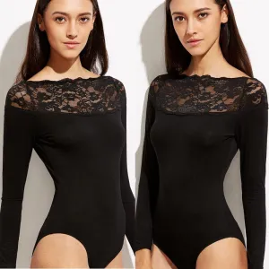 Black Lace Sexy Jumpsuit