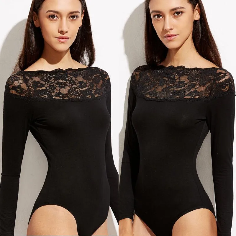 Black Lace Sexy Jumpsuit