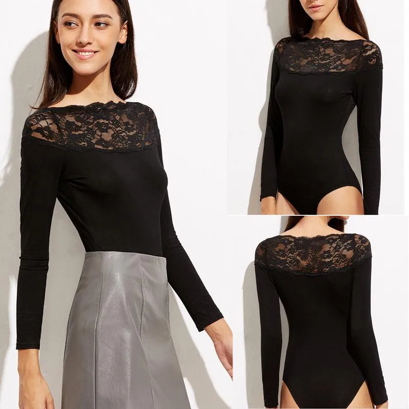 Black Lace Sexy Jumpsuit