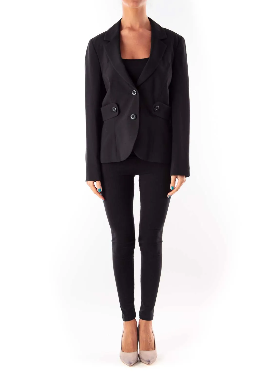 Black Side Detail Blazer