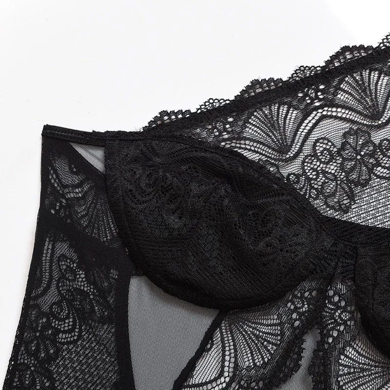 Black To Black Teddies