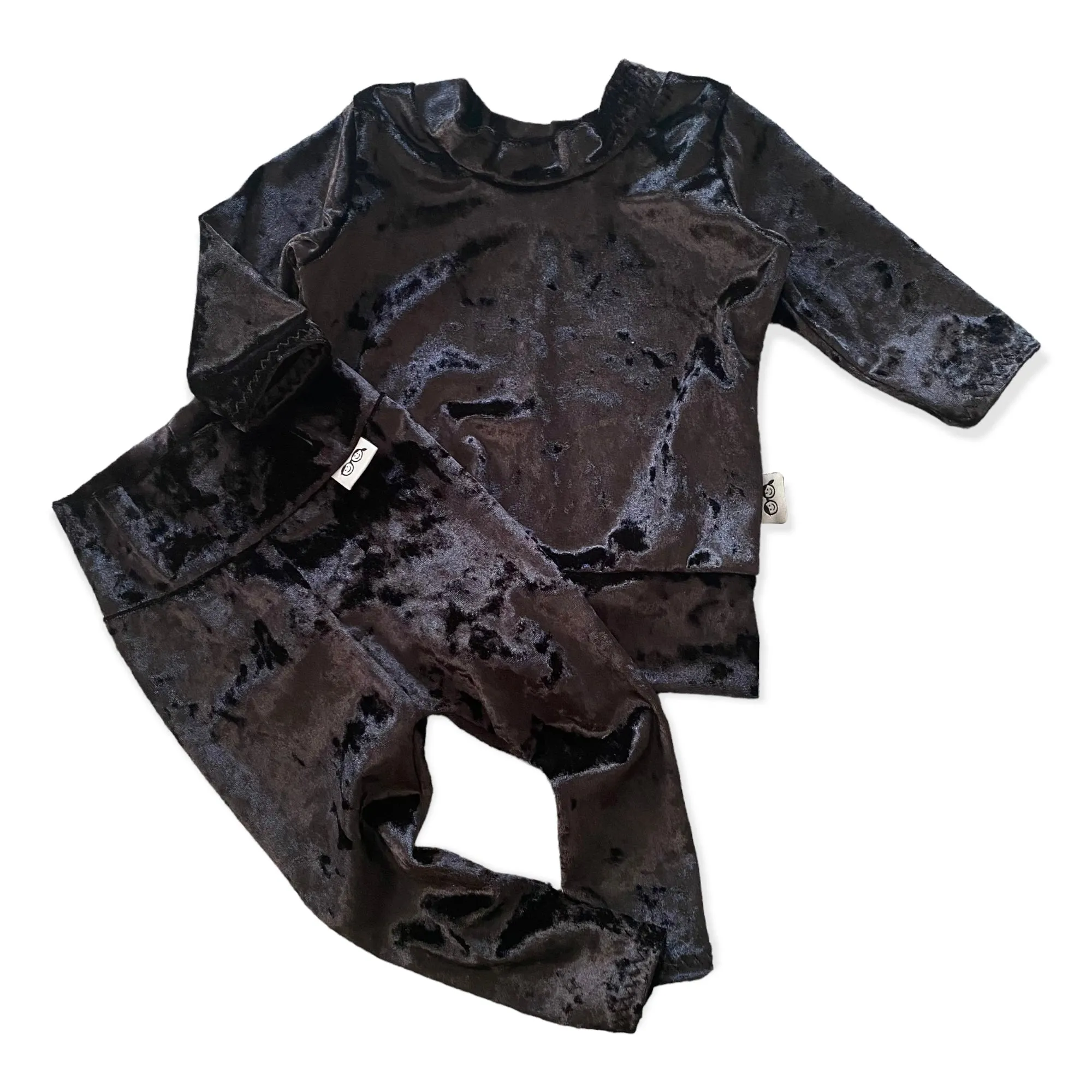 Black Velvet Lounge Set