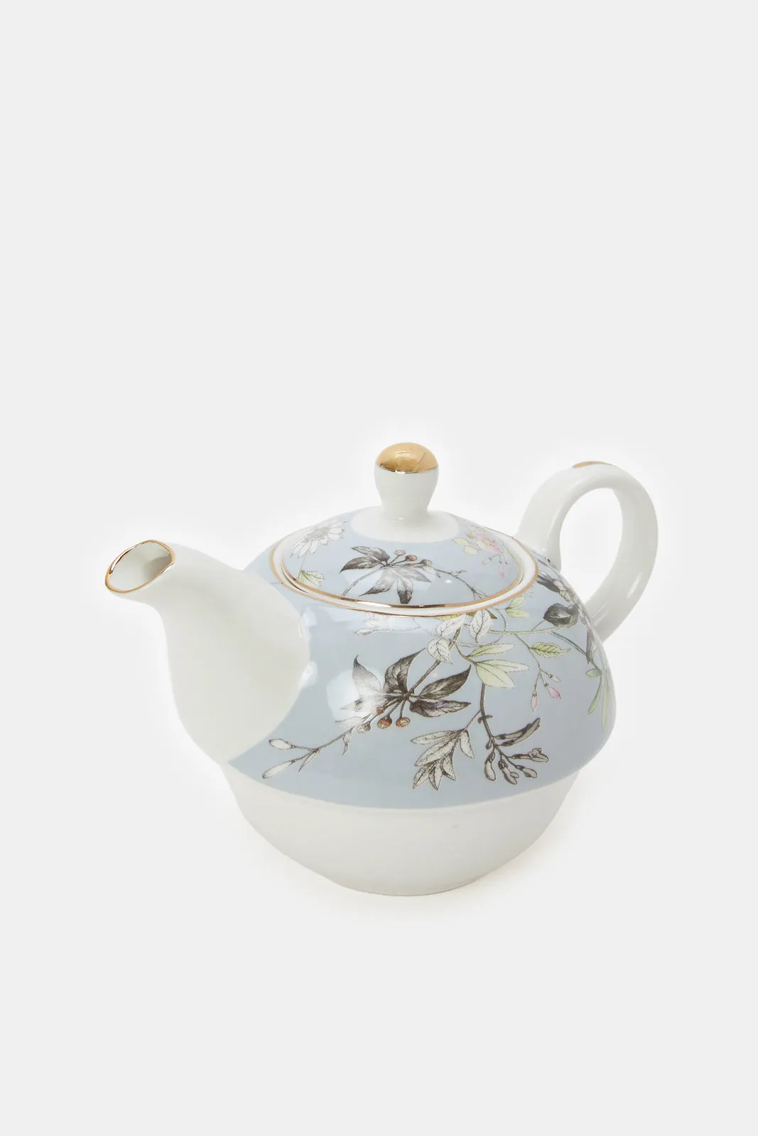 Blue Floral Tea Set (3 Piece)