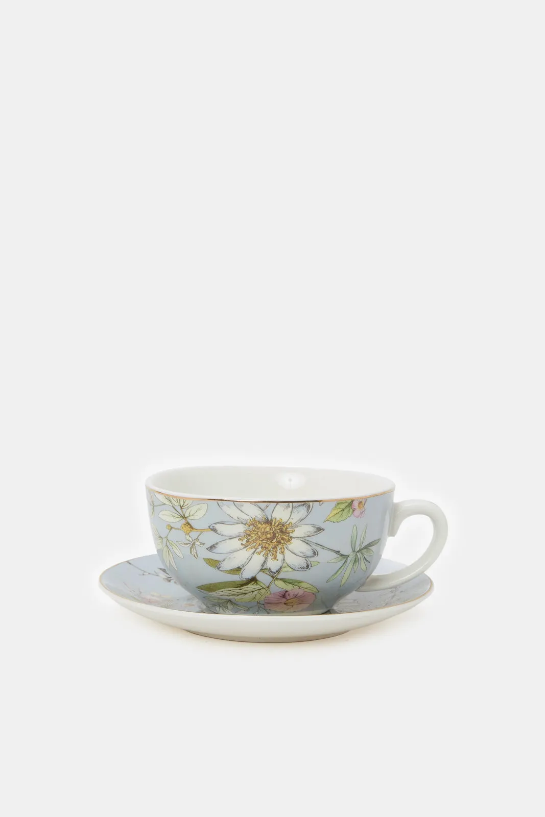 Blue Floral Tea Set (3 Piece)