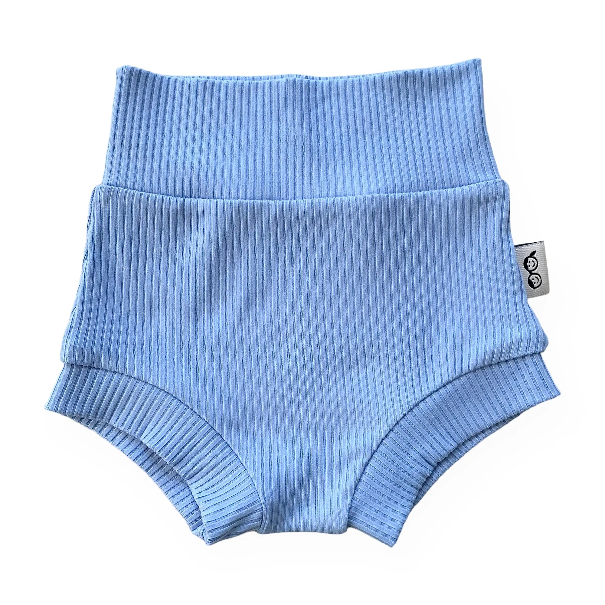 Blue Ribbed Summer Lounge Set