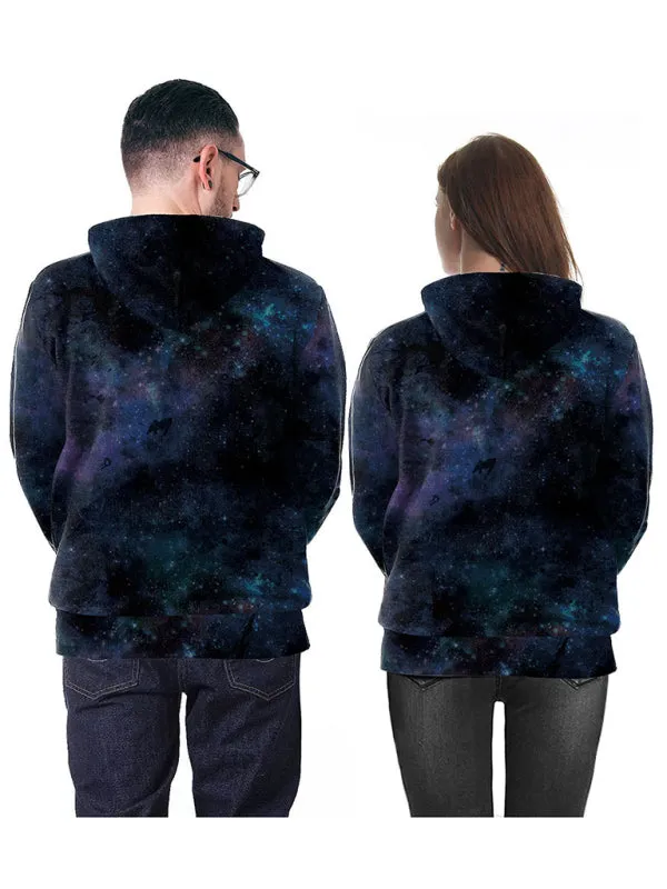 Blue Zone Planet |  halloween street hoodie 3d horror mask avatar print