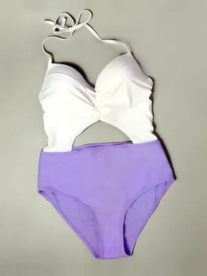 Blush Hour High-waisted One-piece Swimsuit