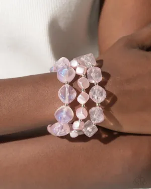 Bracelets Glittery Gala - Pink B2319