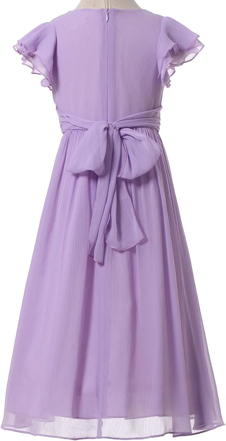 Bridesmaid Dress Prom Party Dresses Long Flower Girl's Dress