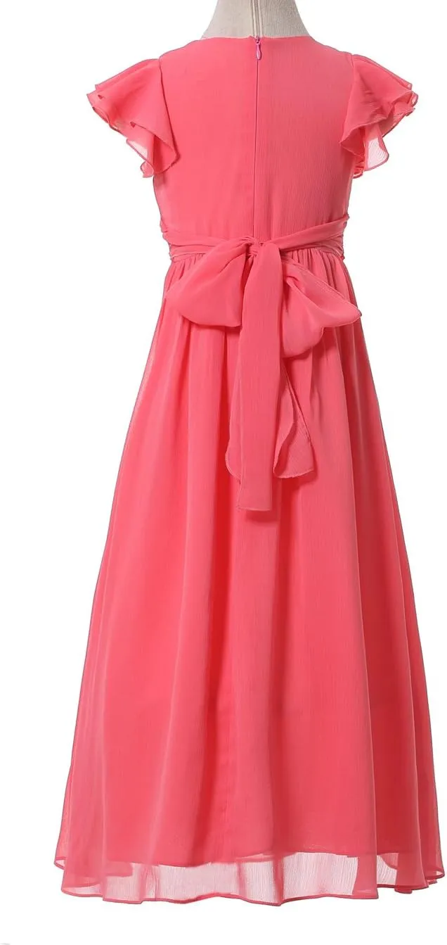 Bridesmaid Dress Prom Party Dresses Long Flower Girl's Dress
