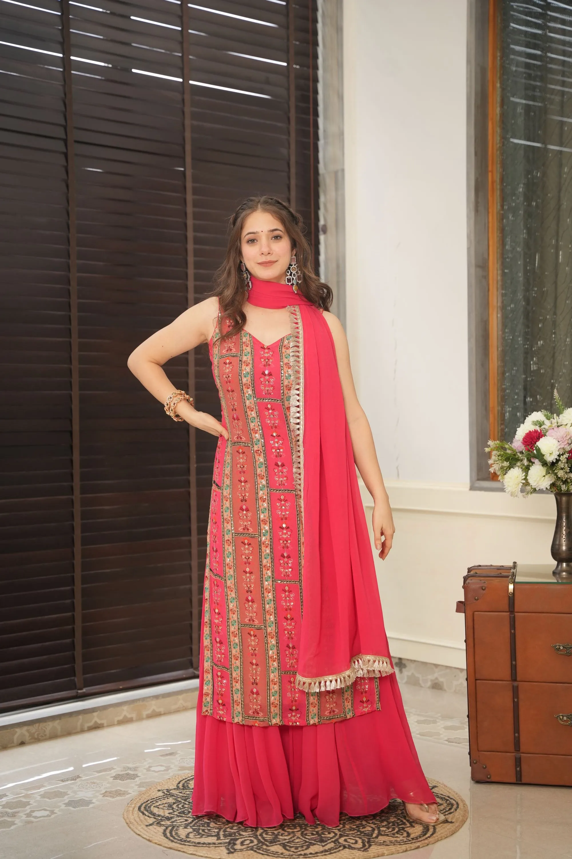 Bright Kurta-Palazzo Set