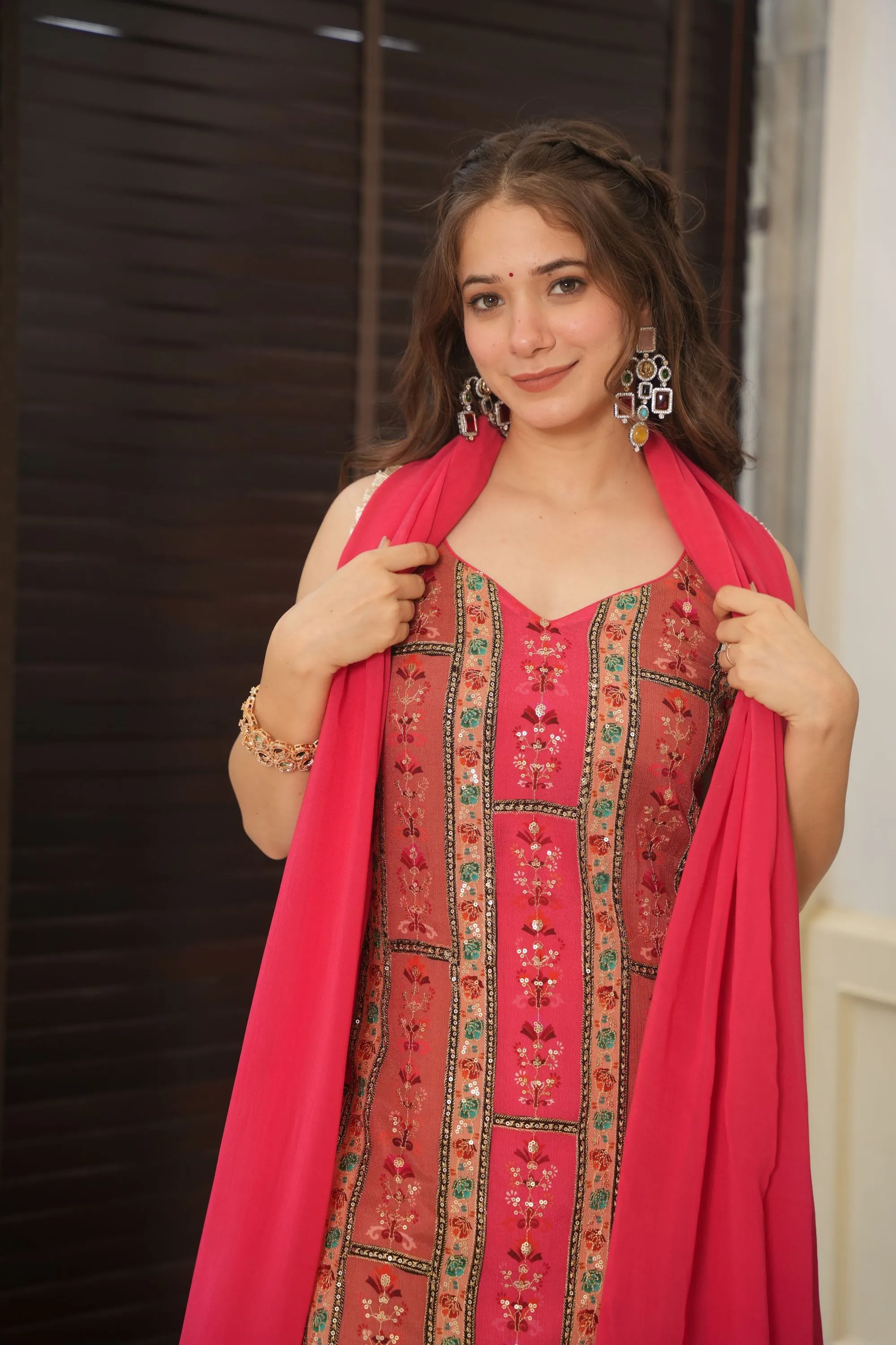 Bright Kurta-Palazzo Set