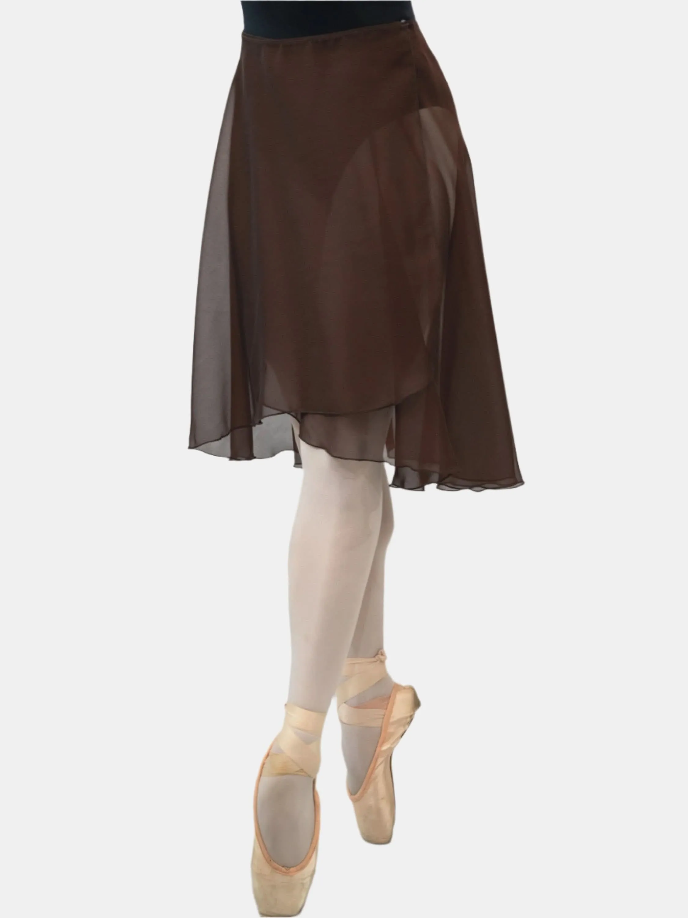Brown Wrap Long Dance Skirt MP310