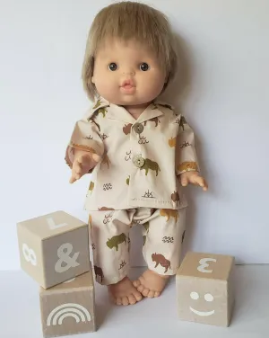 Buffalo cotton doll pajamas